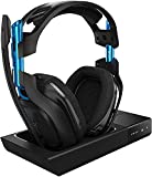 Astro Gaming A50 Wireless Dolby Gaming Headset - Black/Blue - PlayStation 4 + PlayStation 5 + PC (Gen 3) (Renewed)