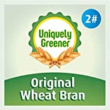 Uniquely Greener Wheat Bran (2 Pounds)  Non-GMO, All-Natural, Unprocessed Bran from Freshly Stone-Milled Wheat