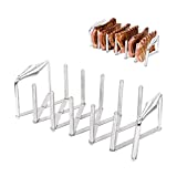 OLIGAI Rib Rack for Grilling,Roast Rib Holder for Big Green Egg,Kamado Joe Accessories and other Grill,Adjustable Stainless Steel BBQ Rib Rack