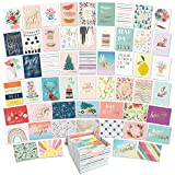 Sweetzer & Orange All Occasion Cards Assortment Box. Set of 100 Assorted Greeting Cards for All Occasions with Greeting Card Organizer Card Box. 17 Types of Note Cards incl Blank Cards with Envelopes