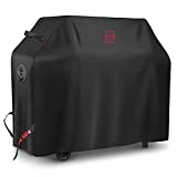 Turtle-Life BBQ Grill Cover,60 Inch Heavy Duty Waterproof Barbecue Gas Grill Covers for Weber Genesis Char-Broil Brinkmann, No Fading Away Within 2 Years, Black