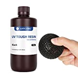Anycubic Tough Resin, Resin 3D Printer with High Toughness and High Precision, 405nm UV-Curing Resin Standard Photopolymer Resin for LCD 3D Printing (Black, 1kg)
