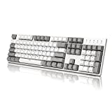 Durgod Taurus K310 Mechanical Keyboard | 104 Keys Full Size | USB C Wired | Doubleshot PBT Keycaps | Programmable Keys | NKRO Rollover | for Windows & Mac | Cherry MX Brown, White
