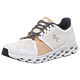 ON Running Women's Cloudstratus Sneaker Shoe (White/Almond, Numeric_6)