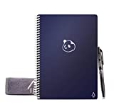 RocketbookPanda Planner -Reusable Daily,Weekly, Monthly,Planner with 1 Pilot Frixion Pen & 1 Microfiber Cloth Included - Dark Blue Cover, Letter Size (8.5" x 11")