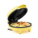 Holstein Housewares - Non-Stick Omelet & Frittata Maker, Yellow - Makes 2 Individual Portions Quick & Easy