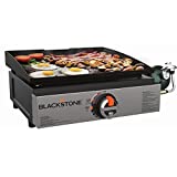 Blackstone 1971 Heavy Duty Flat Top Grill Station for Kitchen, Camping, Outdoor, Tailgating, Tabletop, Countertop  Stainless Steel Griddle with Updated Knobs & Ignition, 17 Inch