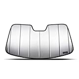 Pigenius Windshield Sun Shade for 2015-2022 Ford Mustang Coupe - Ultimate Folding Sunshade - Grey