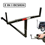 PENSUN 2 IN 1 Design Foldable Pick Up Truck Bed Hitch Extender Extension Rack Canoe Boat Kayak Lumber