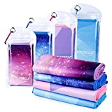 SYOURSELF Cooling Towel, Cooling Towels for Neck,4 Pack 40" x 12"Ice Towel for Instant Cooling Relief, Soft Breathable Chilly Towel, Perfect Yoga, Golf, Sports, Athletes, Camping Towel(Mix 2)