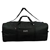 Heavy Duty Cargo Duffel Large Sport Gear Drum Set Equipment Hardware Travel Bag Rooftop Rack Bag (36" x 17" x 17", Black)