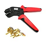 Hand Aglet Crimping Pliers, Metal Shoelace Aglets Crimper Tools for Attach Metal Sheath Aglets to the End of Laces Hoodie Shoelaces Tips DIY Installation 3.5, 4, 5 mm