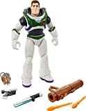 Disney Pixar Lightyear Fully Equipped Buzz Lightyear Figure, Exclusive Pack 12 Inch Authentic Toy & 4 Accessories, Gift Ages 4 Years & Up [Amazon Exclusive]