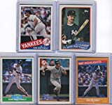 Don Mattingly New York Yankees Assorted Baseball Cards 5 Card Lot