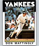 1986 Topps #180 Don Mattingly NM-MT New York Yankees Baseball