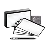 RocketbookCloud Cards - Eco-Friendly Reusable Index NoteCards With 1 Pilot FriXion ColorStick Pen & 1 Microfiber Cloth Included - Single Set of 40 (3" x 5")