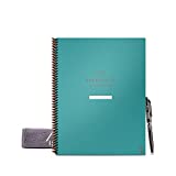 Rocketbook Reusable Academic Planner for Students and Teachers, Includes 13 page types, Teal Cover, Letter Size