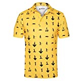 Royal & Awesome Stick Golfer Funny Golf Shirts for Men, Crazy Golf Polo Shirts for Men