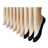 Caudblor 9 Pack Women's No Show Liner Socks-No Show Ultra Low Socks Women for Flats High Heels