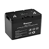 Renogy 12V 100Ah LiFePO4 Deep Cycle Lithium Battery, over 4000 Cycles, Built-in BMS, Backup Power for RV, Marine, Off-Grid System, Maintenance-Free