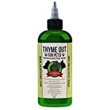 Thyme Out for Pets (8oz) - Natural Dog and Cat Itch Relief & Skin Treatment for Itchy Paws and Ringworm - Yeast Infection, Dandruff and Hot Spot Spray for Dogs - All Natural, Organic Blend