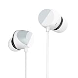 TUNAI Piano Audiophile Earphones - Hi-Res Earbuds with Dual Drivers for Incredible Balanced Sound and Clear Treble - Great for Workouts at The Gym, Sports, Listening at Home (Sterling Silver)