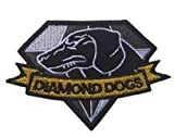 New Metal Gear Solid 5 Diamond Dogs Embroidery Patch Military Tactical Clothing Accessory Backpack Armband Sticker Gift Patch Decorative Patch Embroidered Patch(Y) (color2)