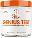 Genius Test - The Smart Testosterone Booster For Men | Natural Energy Supplement, Brain & Libido Support, Fat Loss | Muscle Builder with Ksm-66 Ashwagandha, Shilajit and Tongkat Ali, 120 Veggie Pills
