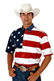 Roper Stars & Stripes Pieced Flag Shirt S/S Red XL