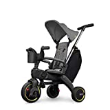 Doona Liki Trike S3 - Premium Foldable Push Trike and Kid's Tricycle for Ages 10 Months to 3 Years, Grey Hound