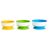 Munchkin Stay Put Suction Bowl, Pack of 3