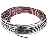 Lunsom Custom Most Chrome Plated Decoration Trim Strip Line, Car Door Fender Interior DIY Moulding Trimming Strip for Most Vehicle (12M x 6MM)