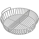 only fire Stainless Steel Charcoal Ash Basket Charcoal Briquet Holder BBQ Accessories for Weber 22" Kettle Grills