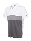 Mens Merch Block Sport Shirt (A236) - White/Grey, XX-Large