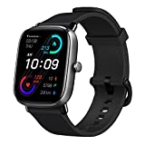 Amazfit GTS 2 Mini Smart Watch GPS Fitness Tracker for Men Women, Alexa Built-in, 14 Days Battery Life, 70+ Sports Modes, Blood Oxygen Heart Rate Sleep Monitor, AMOLED Screen, 5 ATM Waterproof-Black