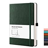 RETTACY Lined Journal Notebook - A5 Leather Notebook Writing Journal with 192 Numbered Pages,Hardcover,100gsm Thick Paper 5.75''  8.38''