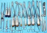 New German Stainless 74 PCS Oral Dental Extraction EXTRACTING Elevators Forceps