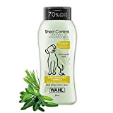 WAHL Shed Control Pet Shampoo for Dog Shedding & Dander  Lemongrass, Sage, Oatmeal, & Aloe for Healthy Coats & Skin  24 Oz - Model 820005A