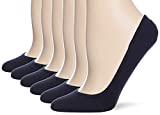 Peds Women's Lightweight Low Cut No Show Socks, Black (6-Pairs), Shoe Size: 4-7