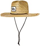 Quiksilver mens The Tier Protection Straw Lifeguard Sun Hat, Natural the Tier, Large-X-Large US