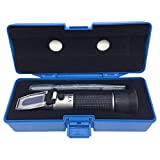 aichose Brix Refractometer with ATC, Dual Scale - Specific Gravity & Brix, Hydrometer in Wine Making and Beer Brewing, Homebrew Kit