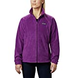 Columbia Women's Benton Springs Full Zip, Plum, Large