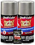 Dupli-Color Light Almond Pearl Perfect Match Automotive Paint for Chrysler Vehicles - 8 oz, Bundles with Prep Wipe (3 Items)