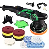 BATOCA Dual Action Polisher, Car Buffers and Polishers, 6 Inches and 700w Random Orbital Polisher, 6 Variable Speed da Polisher with Polishing Pads for Waxing,Buffing,Sanding