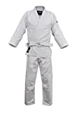 FUJI Single Weave Judo Uniform, White, 5