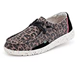 Hey Dude Women's Wendy Jungle Brown Size 9 | Womens Shoes | Womens Lace Up Loafers | Comfortable & Light-Weight