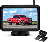 AUTO-VOX Wireless Back Up Camera for Truck.RV,5" TFT Monitors Trailer Rear View Cam Systems for Rear/Side/Front, Dual Camera Channels with 2.4G Stable Digital Signal for Car, Camper-W7PRO