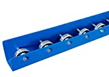 Flow Rack Conveyor Rails | Flow Rail 5 Long Skate Wheel Conveyor | T4 Style