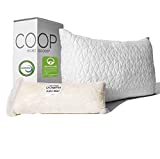 Coop Home Goods Original Loft Pillow King Size Bed Pillows for Sleeping - Adjustable Cross Cut Memory Foam Pillows - Medium Firm Back, Stomach and Side Sleeper Pillow - CertiPUR-US/GREENGUARD Gold