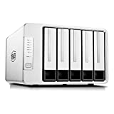 TERRAMASTER F5-221 NAS Storage 5Bay - Apollo J3355 Dual Core 2.0GHz 2GB Memory Plex Media Server Network Attached Storage, Diskless